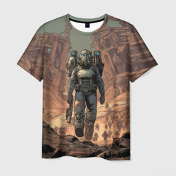 Мужская футболка 3D Fallout пустоши