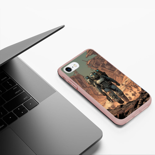 Чехол для iPhone 7/8 матовый с принтом Fallout пустоши, фото #5