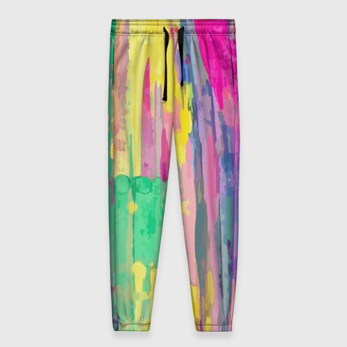 Женские брюки 3D Watercolor rain, цвет 3D печать