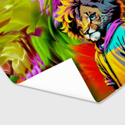 Бумага для упаковки 3D Funny lion cub - pop art - фото 2