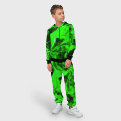 Детский костюм 3D Зелёная кислотная неоновая коалесценция - фото 2
