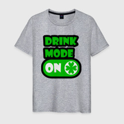 Мужская футболка хлопок Питьевой режим включен