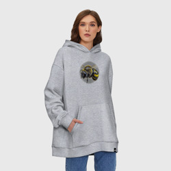 Худи SuperOversize хлопок Медоносная пчела - фото 2