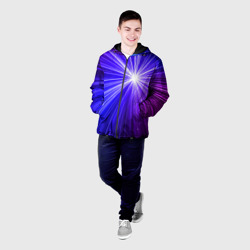 Мужская куртка 3D Космическое свечение - фото 2