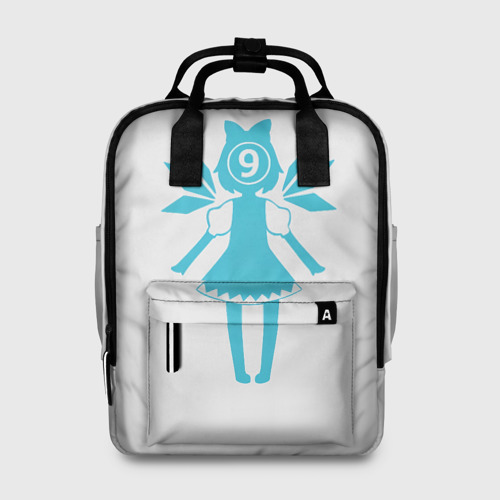 Женский рюкзак 3D с принтом Touhou Project Cirno 9, вид спереди #2
