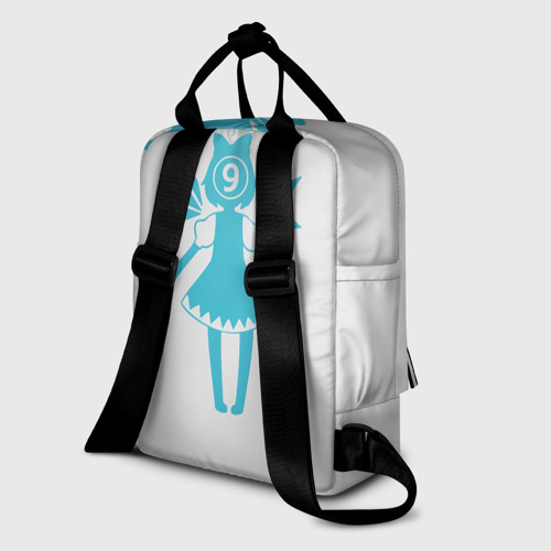Женский рюкзак 3D с принтом Touhou Project Cirno 9, вид сзади #1