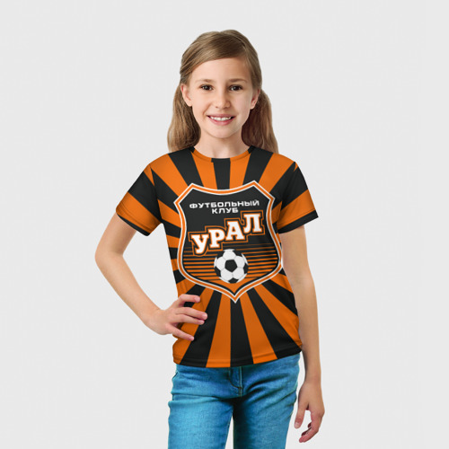 Детская футболка 3D ФК Урал, цвет 3D печать - фото 5