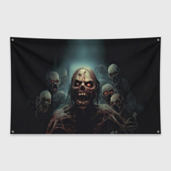 Флаг-баннер Толпа зомби 
