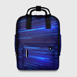 Женский рюкзак 3D Яркие неоновые полосы - минимализм
