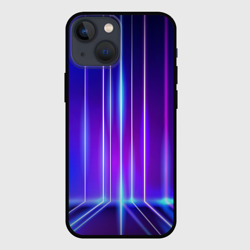 Чехол для iPhone 13 mini Neon glow - vaporwave - strips