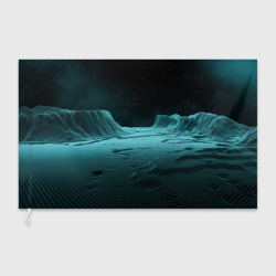 Флаг 3D Space landscape - vaporwave