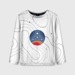 Детский лонгслив 3D Эмблема созвездия