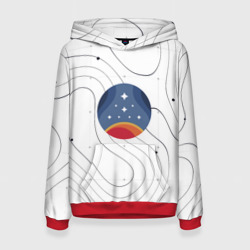 Женская толстовка 3D Эмблема созвездия