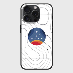 Чехол силиконовый для Apple iPhone 15 Pro матовый Эмблема созвездия