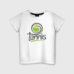 Tennis ball – Детская футболка хлопок с принтом купить со скидкой в -20%