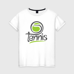Женская футболка хлопок Tennis ball