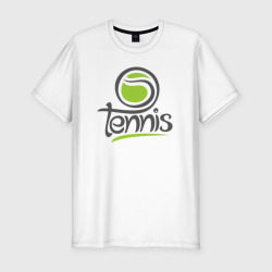 Мужская футболка хлопок Slim Tennis ball