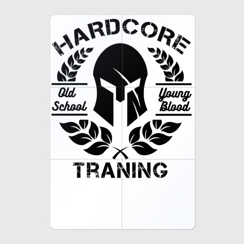 Магнитный плакат 2Х3 Traning hardcore black