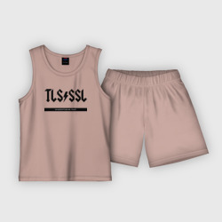 Детская пижама с шортами хлопок TLS/SSL