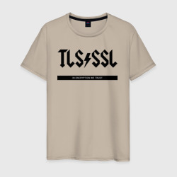 Мужская футболка хлопок TLS/SSL