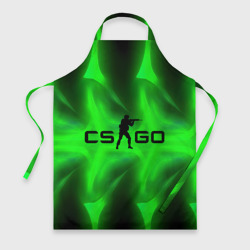 Фартук 3D CSGO  green  logo