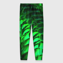 Женские брюки 3D Зеленая   объемная текстура