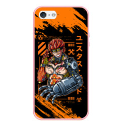 Чехол для iPhone 5/5S матовый Киборг Юстасс Кид - One Piece