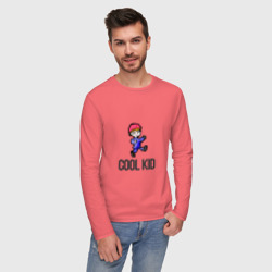 Мужской лонгслив хлопок Cool kid - фото 2