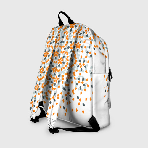 Рюкзак 3D Плитки Пенроуза в оранжево серой палитре - фото 2