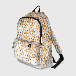 Рюкзак 3D Плитки Пенроуза в оранжево серой палитре