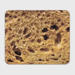 Прямоугольный коврик для мышки Хлебушек в разрезе