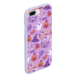 Чехол для iPhone 7Plus/8 Plus матовый Halloween pattern арт - фото 2