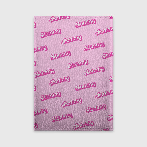 Обложка для автодокументов Мамочка в стиле барби - паттерн розовый, цвет зеленый - фото 2