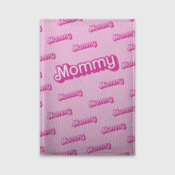Обложка для автодокументов Мамочка в стиле барби - паттерн розовый