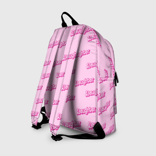 Рюкзак 3D Дочь в стиле барби - розовый паттерн - фото 2