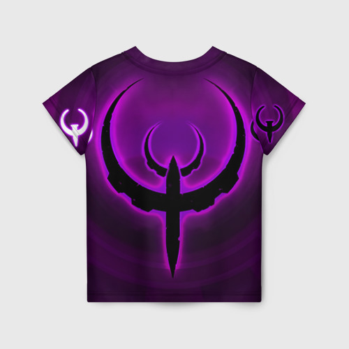 Детская футболка 3D Quake фиолетовый, цвет 3D печать - фото 2