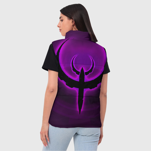 Женский жилет утепленный 3D Quake фиолетовый, цвет черный - фото 4