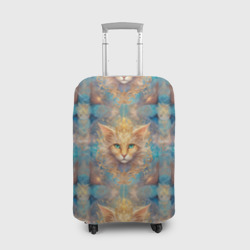 Чехол для чемодана 3D Мордашка котика узор