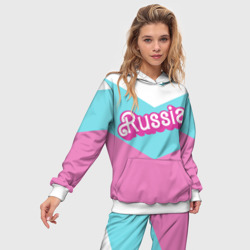 Женский костюм с толстовкой 3D Russia - barbie style  - фото 2