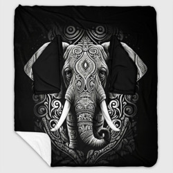 Плед с рукавами Индийский слон с узорами
