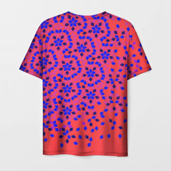 Мозаика Пенроуза в красно-синем контрасте – Мужская футболка 3D с принтом купить со скидкой в -26%