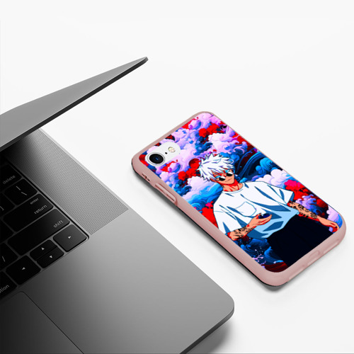 Чехол для iPhone 7/8 матовый с принтом Красавец Сатору Годжо - Магическая битва, фото #5