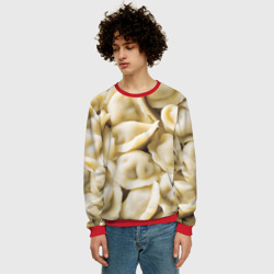 Мужской свитшот 3D Сваренные пельмени - фото 2