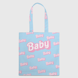 Шоппер 3D Baby - Barbie style: blue pattern