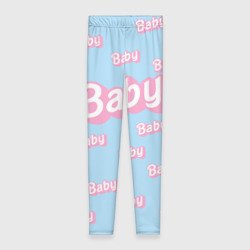 Леггинсы 3D Baby - Barbie style: blue pattern