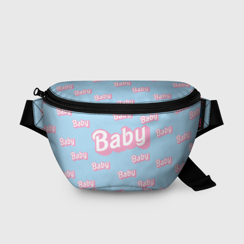 Поясная сумка 3D Baby - Barbie style: blue pattern