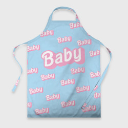 Фартук 3D Baby - Barbie style: blue pattern