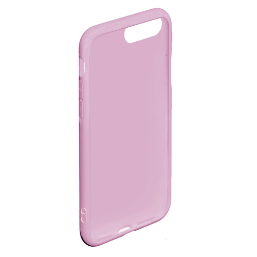 Чехол для iPhone 7Plus/8 Plus матовый Baby - Barbie style: blue pattern, цвет розовый - фото 4