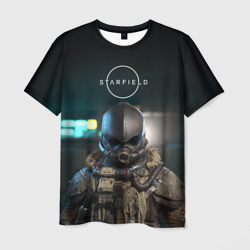 Starfield astronaut – Мужская футболка 3D с принтом купить со скидкой в -26%