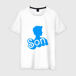 Мужская футболка хлопок Сын - силуэт Кена